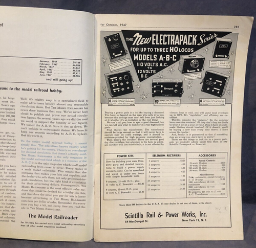 Model Railroader October 1947 "Spring Your Trucks" - Picture 4 of 4