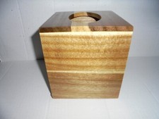 BAMBOO SQUARE TISSUE BOX COVER