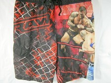 WWE John Cena Swim Trunks Beach Surf Active Youth Sz 10-12 Large Board Shorts