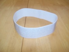 New Stripper Exotic Dancer Silver/White Leg Garter Money Holder O/S Stripperwear