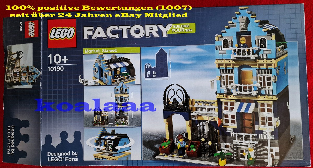 Lego Kit 10190 Lego Market Street Lego City 10190 Lego LEGO