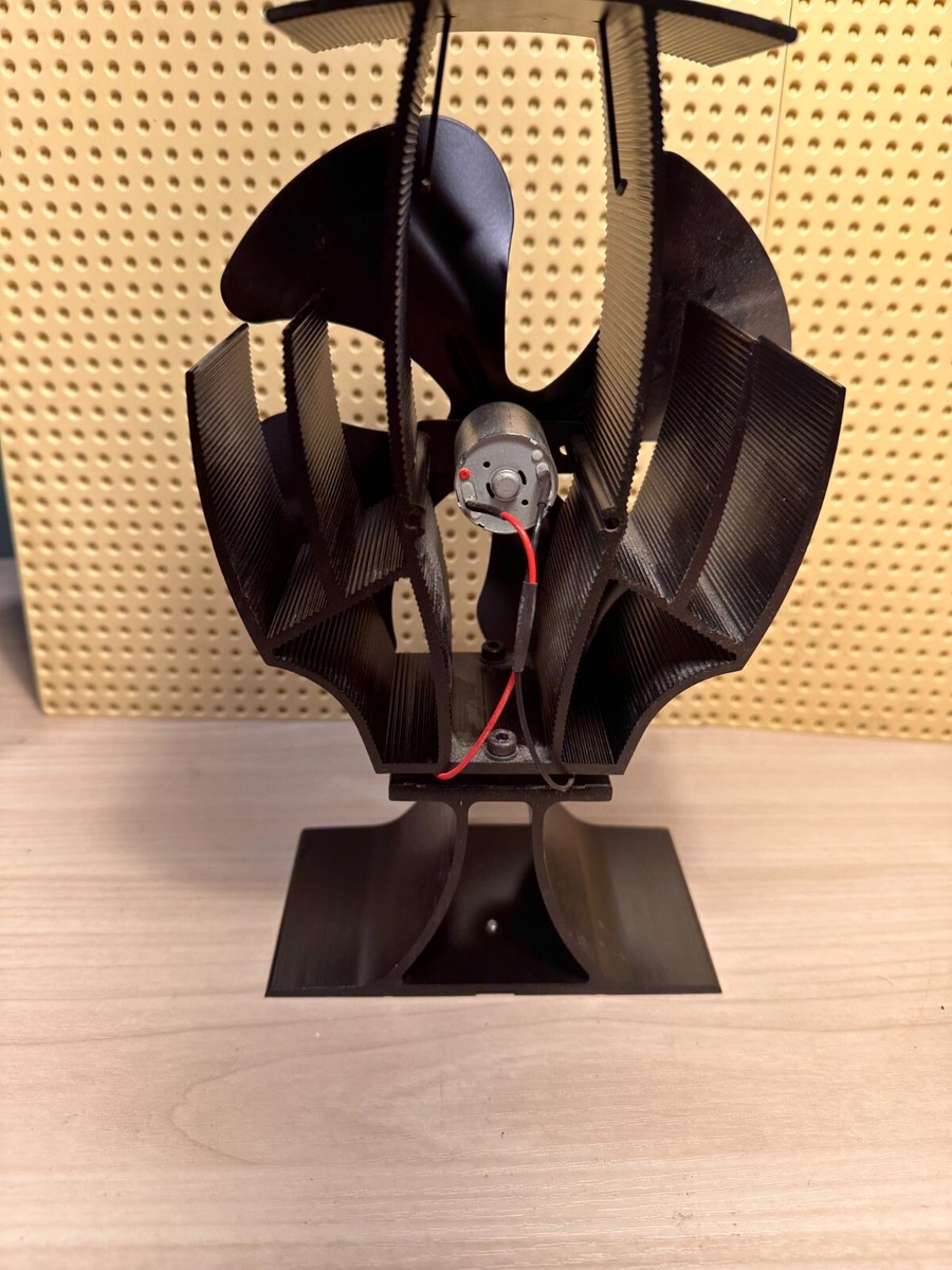 VonHaus 4-Blade Fireplace Fan Heat Powered Stove Fan for Fireplace/Wood  Burner | eBay