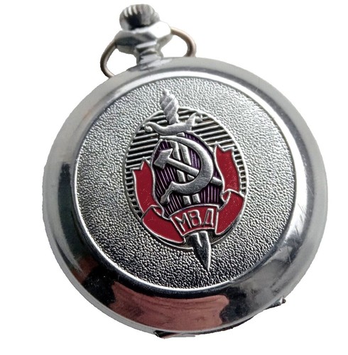 Vintage Soviet Pocket Watch Molnija Victory in the GPW 1941-45, USSR NOT WORKING Molnija pocket watch – Victory in Great Patriotic War with  main image 3