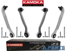 4X Upper Control Arm Kamoka Audi A6 C6 A8 4E VW Phaeton Front Li Re Bolt Kit
