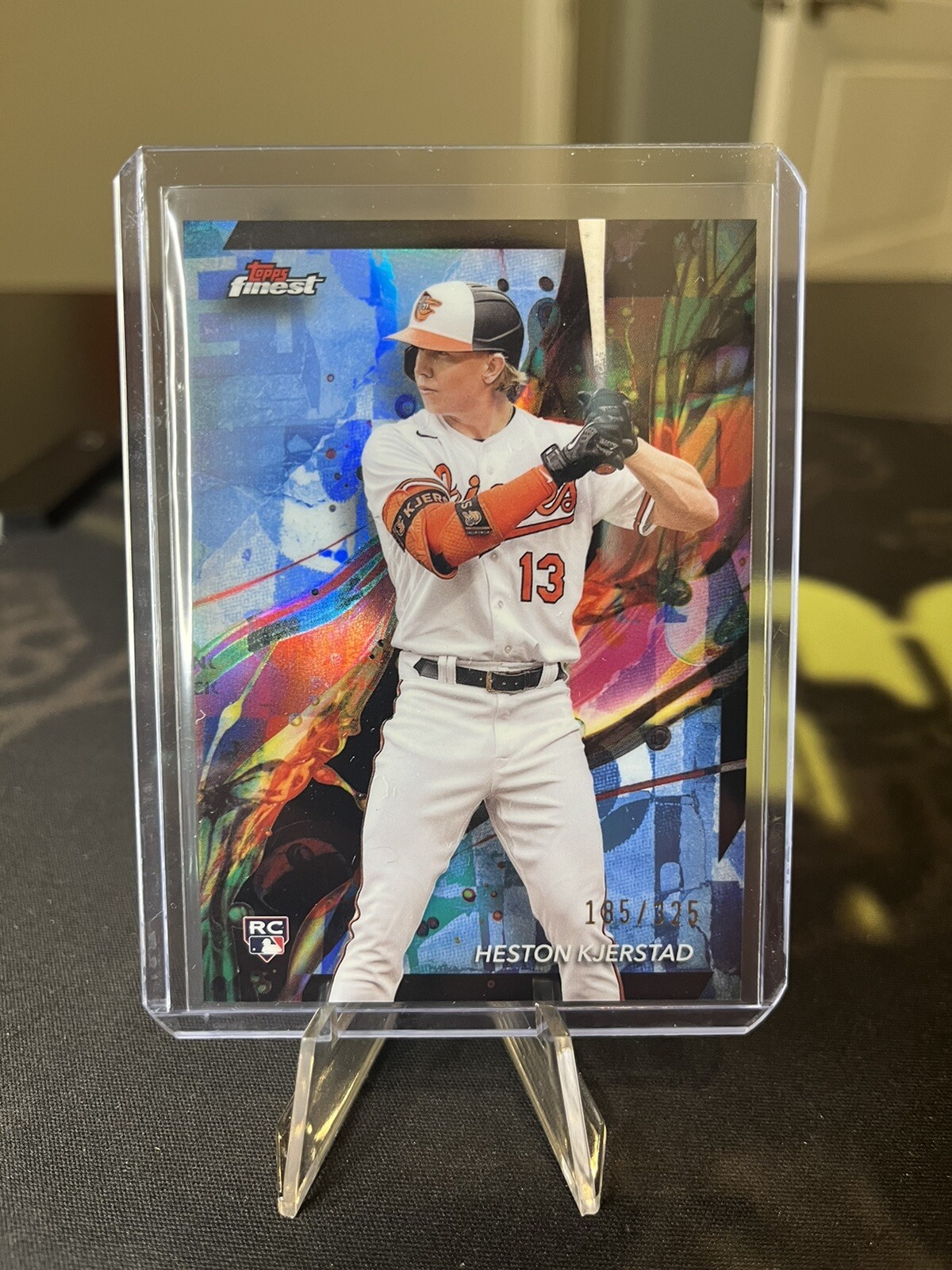 2024 Topps Finest Heston Kjerstad Sky Blue Refractor Rookie Card RC /325 #43