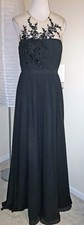 NWT Cameron Blake by Mon Cheri Formal Gown, Black Mother of the Bride Dress, 8