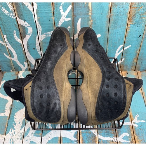Nike Air Jordan 13 XIII 13s Retro Olive Black Suede 414571-006 Men's Size 11 - Picture 7 of 10