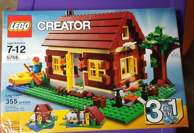 lego log cabin