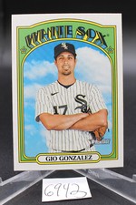 2021 Topps Heritage Wrong Back Error SP #224 Gio Gonzalez / Kyle Gibson Sox NM+