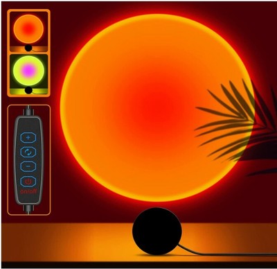 Sunset Lamp Romantic Visual Sunset Projection Lamp Night Light with
