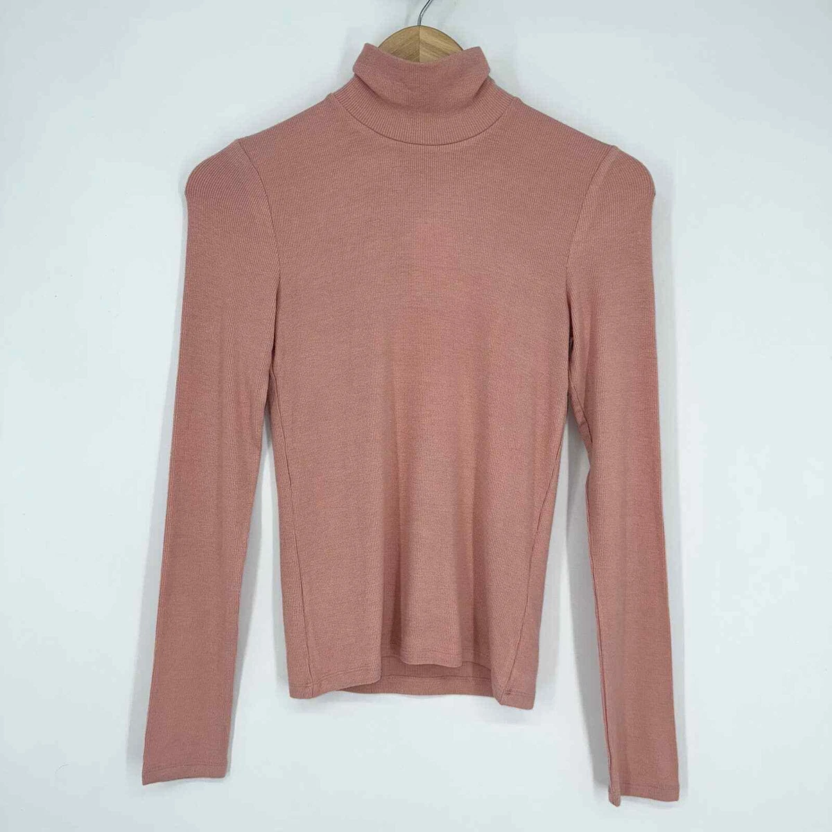 Pink turtleneck hotsell top