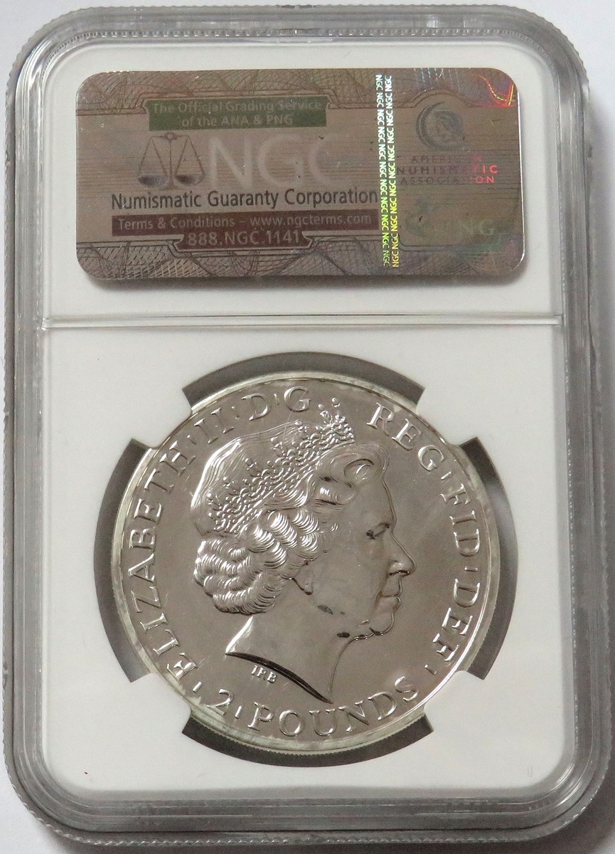 2014年 イギリス ブリタニア 2ポンド 銀貨 NGC MS69PL 2014 SILVER GREAT BRITAIN 2 POUND BRITANNIA NGC MS 69 PL