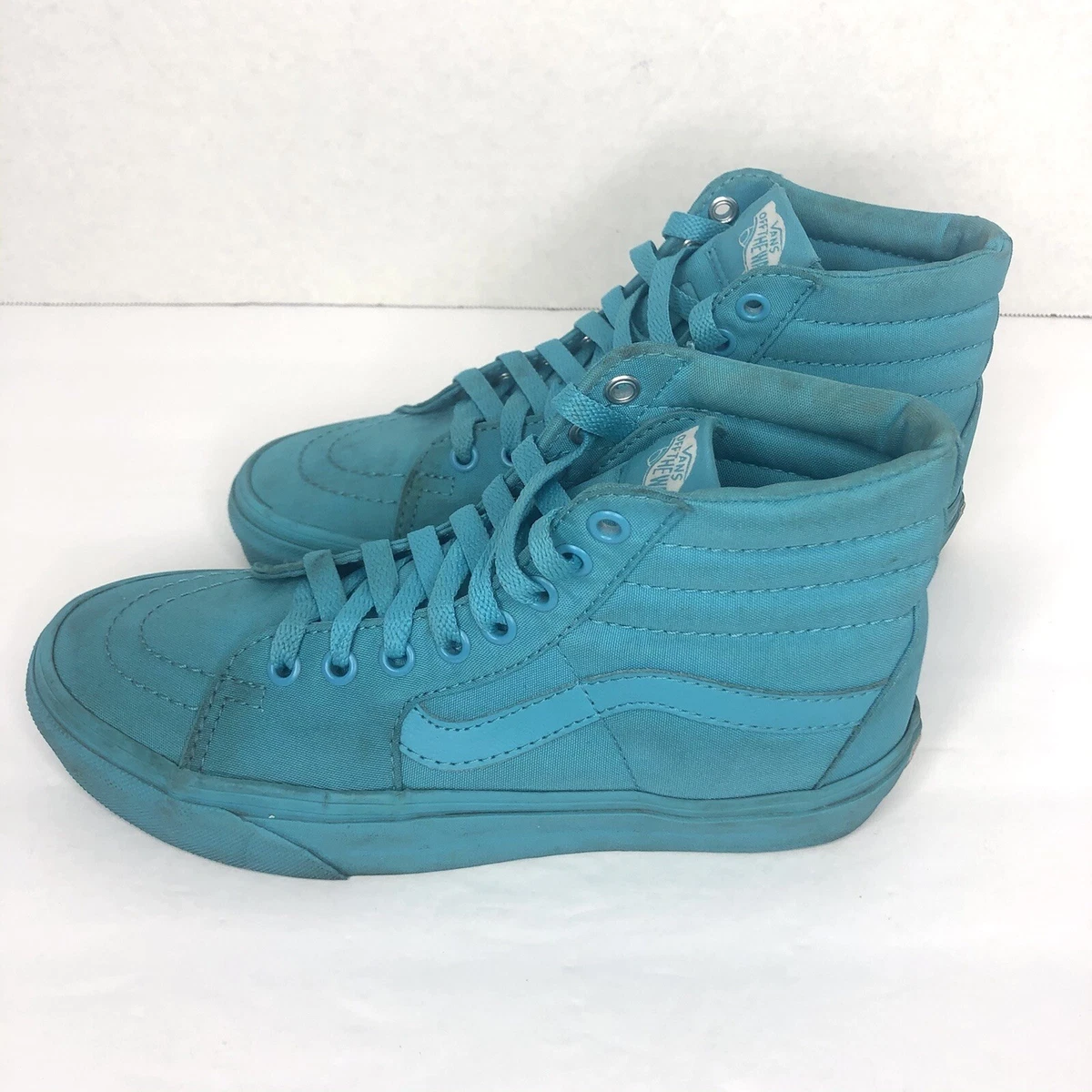 High top vans teal sale
