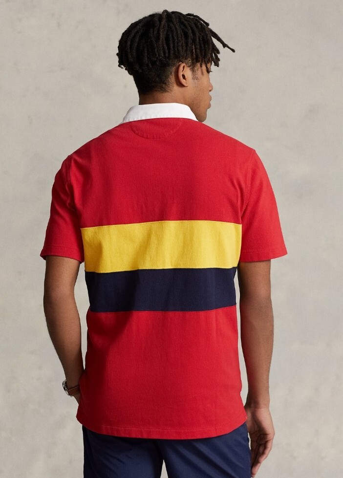 Polo Ralph Lauren Classic Fit Rugby Shirt Polo Beach Graphic