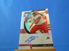 Leki Fotu Prizm Draft Picks 2020 RC Rookie Autograph Auto Silver Prizm