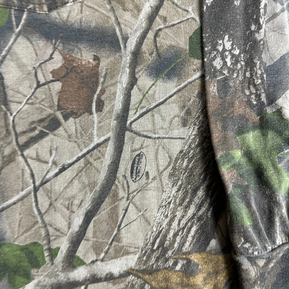 Camisa DE COLECCIÓN Cabeza Roja Para Hombres 2XL Marrón Árbol Real Camuflaje Manga Larga Foto 4 de 4