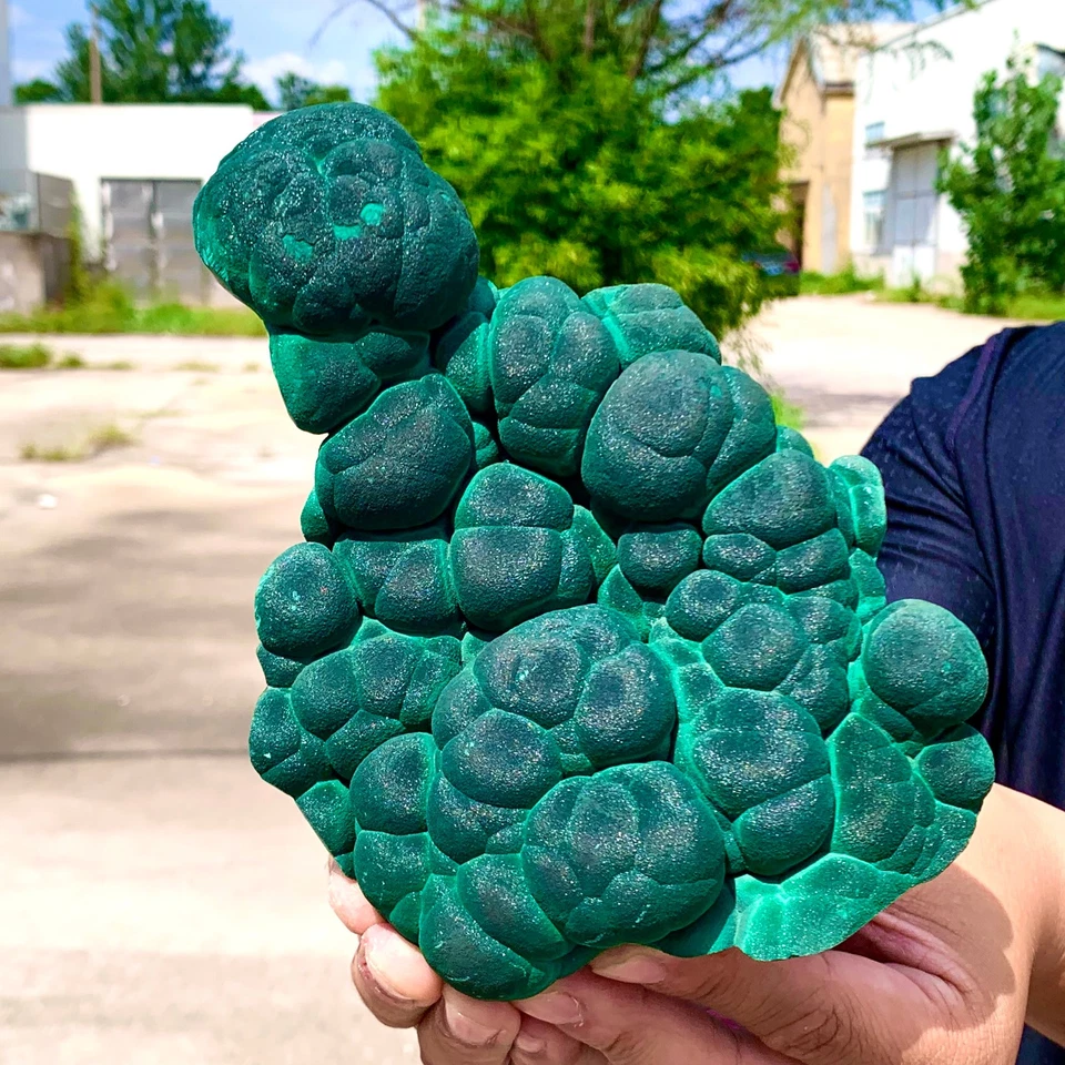 3,95 Pfund natürlicher Samt Malachit Stein Katzenauge Cluster grobe Mineralprobe