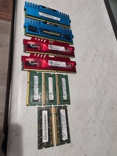 RAM Memory Lot DDR3 Desktop Laptop G.SKILL RipjawsX 16GB, Corsair...