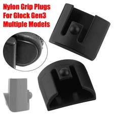 2PCS Grip Frame Plug Flush Fit, Beveled for Fast Reloads, Fits Glock 17 19 22 23