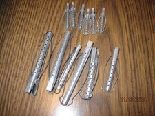 VINTAGE LADIES METAL GOODY HAIR ROLLERS ASSORTED 12 