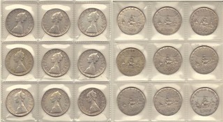 Repubblica Italiana 500 lire d'argento "caravelle" 9 monete argento