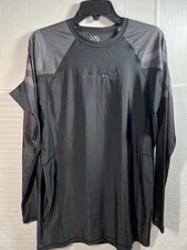 Sanabul Shirt Mens 2XL Black Rashguard Jiu Jitsu BJJ MMA Sportswear Training UFC