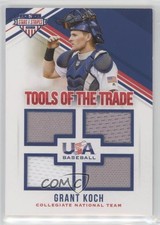 2018 Panini USA Baseball Stars & Stripes Tools of the Trade /299 Grant Koch v1x