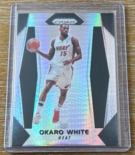 OKARO WHITE 17-18 Panini Prizm SILVER HYPER PRIZM PARALLEL RC ROOKIE ! HEAT !