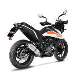 Pot d'échappement SBK LV One Evo inox : libérez le son de votre KTM 390 Adventure