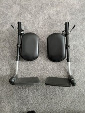 Wheelchair Elevating Leg Rests, with Padded Calf pad, Composite Footplates,
