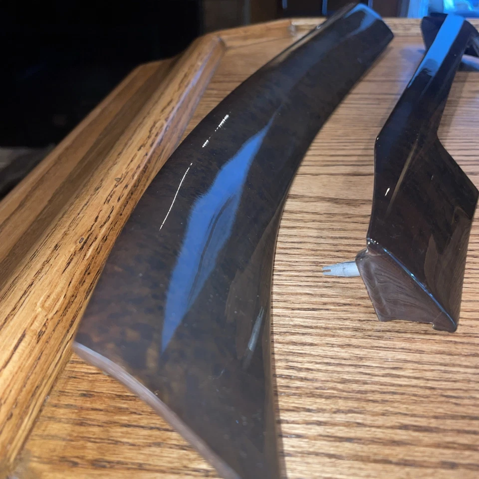 2001-2005 BMW 325i 325xi 330i 330xi painel moldura acabamento fabricante de equipamento original 3 peças  - Imagem 4 de 4