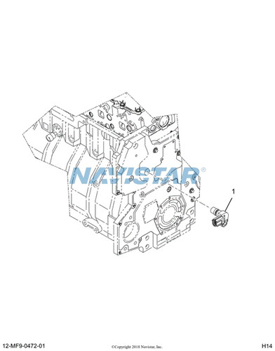 SENSOR DE POSICIÓN DEL ÁRBOL DE LEVAS/CIGÜEÑAL NAVISTAR 1828345C91 - Nuevo - Imagen 4 de 4