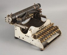 Antique Portable Folding Travel Standard Model 2 Compact Typewriter w/ Case, NR