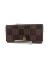 LOUIS VUITTON Multicle 4 Damier Ebene PVC BRW Men's