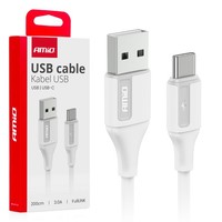 USB-A - USB-C 3A Ladekabel 200Cm Fulllink AMIO-03918