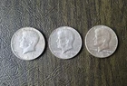 1967, 1968, 1969 Kennedy Half dollars -40% silver