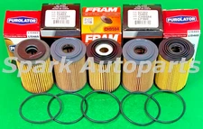 Lot of 5 Engine Oil Filter FRAM CH9584 PUROLATOR L15465 AUTO EXTRA 618-57303
