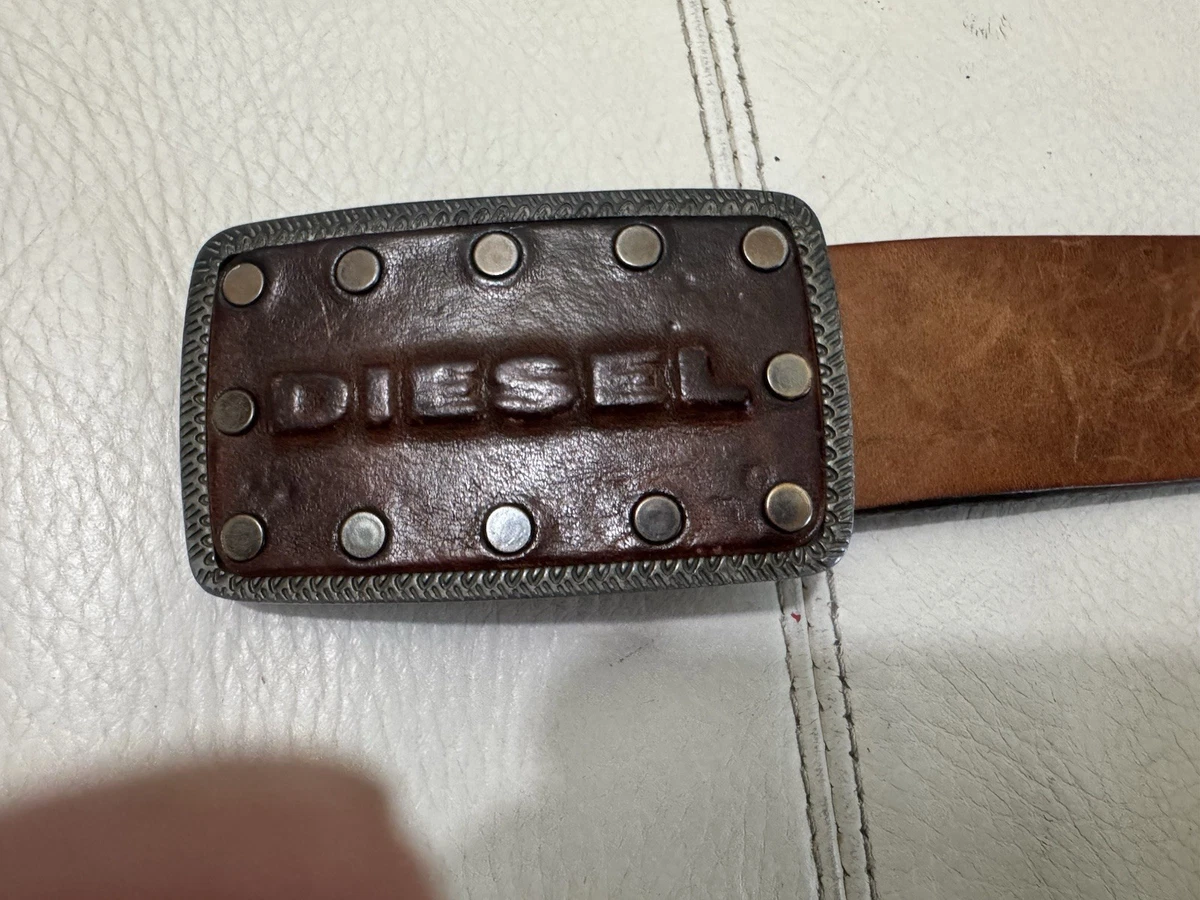 Diesel Leather Belts for Men for sale - eBay