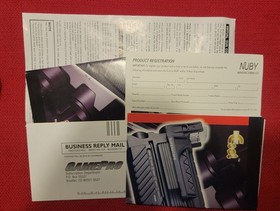 Nuby Red Virtual Gun (Sony Playstation 1 ps1/ Sega Saturn) Controller Pistol Toy