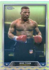2024 Topps Chrome Boxing MIKE TYSON #35 SILVER REFRACTOR