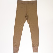 Czech Army Brown cotton long john bottoms, M- XL,  Grade 1 NOS,free U.S shipping