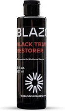BLAZON Black Trim Restorer (8 oz) Max Strength Dye-Infused Solution Restores Fad