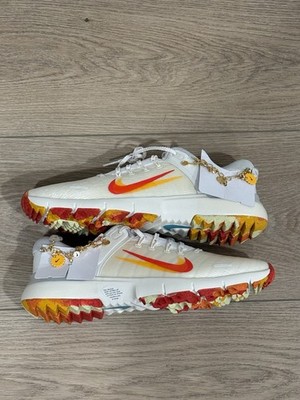 Nike Nelly Korda x Free Golf Gold Charms White Orange Yellow HV4361-100 Men's