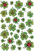 "Herma Sticker Decor \"KleebläTter\" 3 Blatt à 31 Sticker"