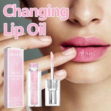 Color Changing Lip Oil, Moisturizing Plumping Treatment, Rose Lip Care