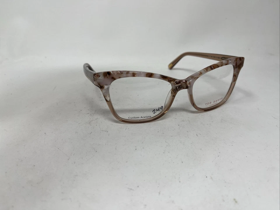 GAFAS TED BAKER TW009 BLS 53-16-140 B:42 MARRÓN CLARO TRANSPARENTE BISAGRA FLEXIBLE SG87 Foto 4 de 4