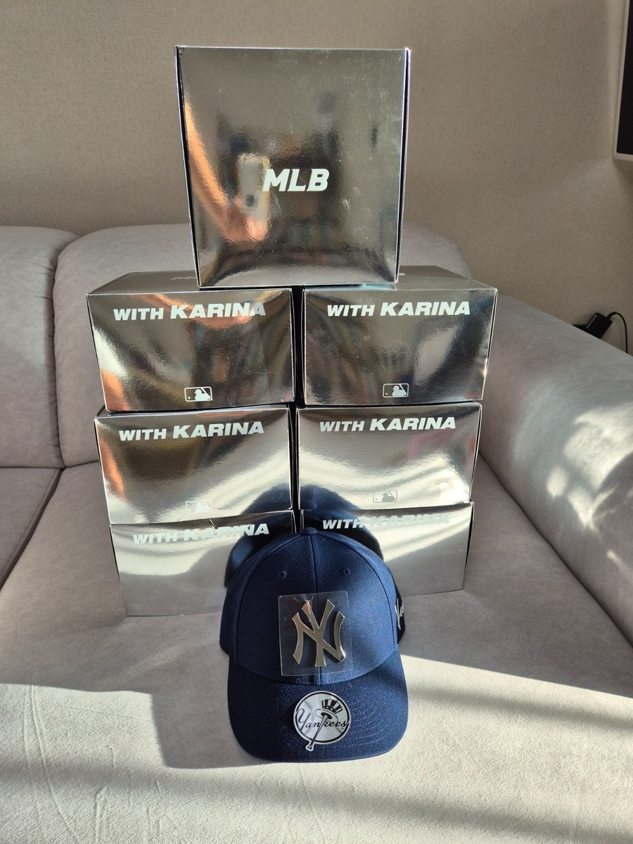 Bonus card 2ea) MLB Karina Exclusive Structured Ball Cap New York