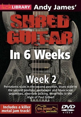 Andy James Shred Guitar in 6 Weeks Learn to Play Week 2 Lessons Video DVD