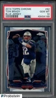 2014 Topps Chrome #62 Tom Brady Blue Jersey New England Patriots PSA 10 GEM MINT