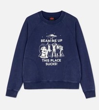 Stranger Things Beam Me Up Graphic Sweatshirt L 14-16 BNWT Primark